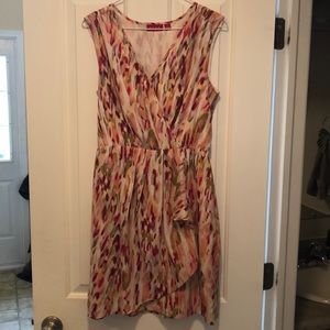 Beautiful floral watercolor dress